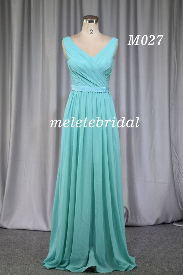 wholesales price chiffon bridesmaid dress