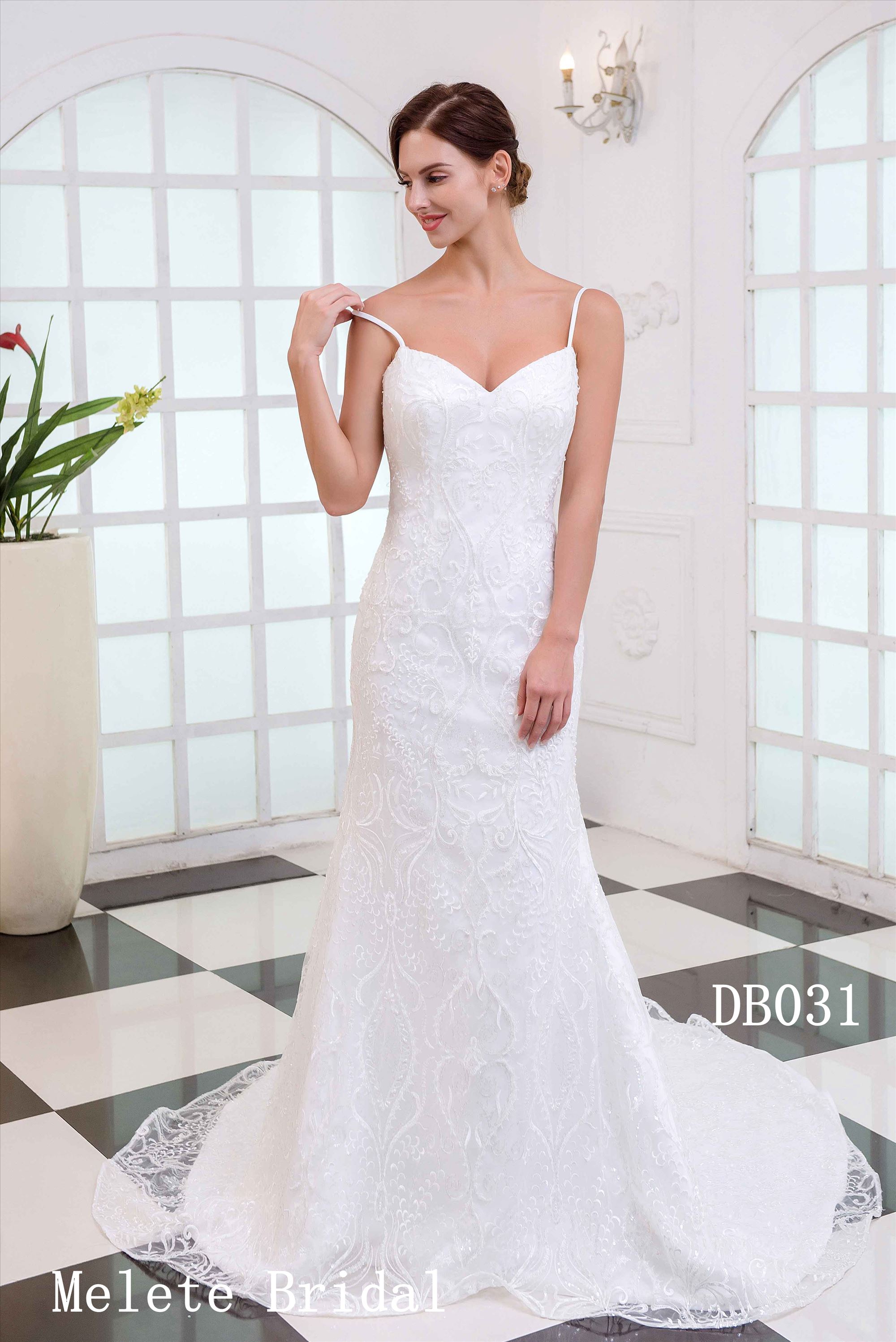 Factory Made Wedding Dress Mermaid SweepTrain Bridal Dress