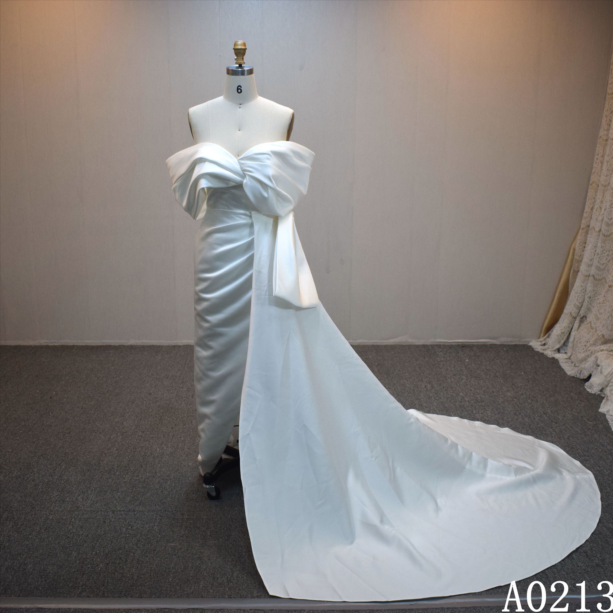 Lastest design Mermaid bridal dress guangzhou factory made elegant bridal dress