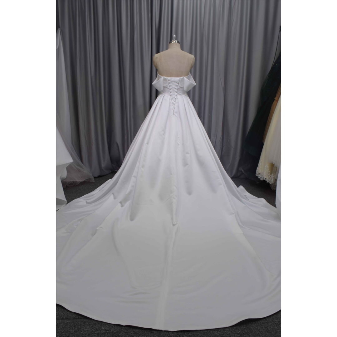 2019 new desing made in China hot wedding bridal gown elegant princess design nice wedding dress