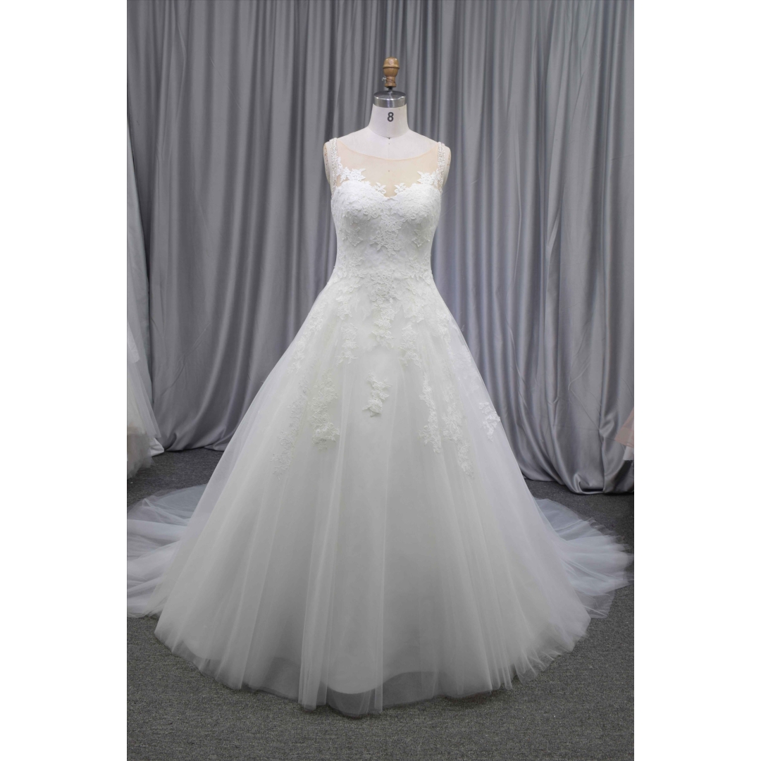 Princess A line gorgeous wedding gown