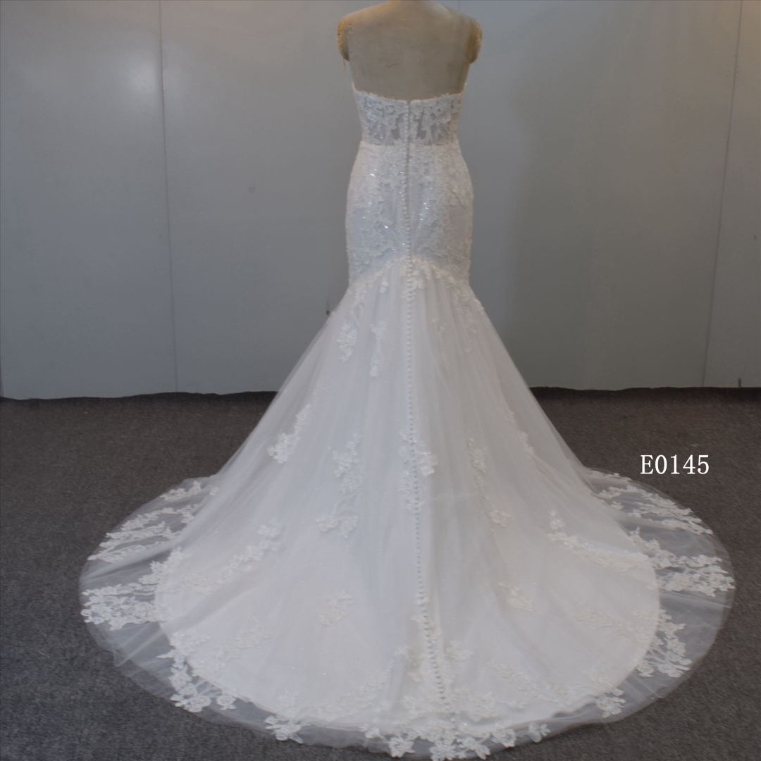 Mermaid Wedding Dress With Sweetheart neckline Bridal Gown For Women