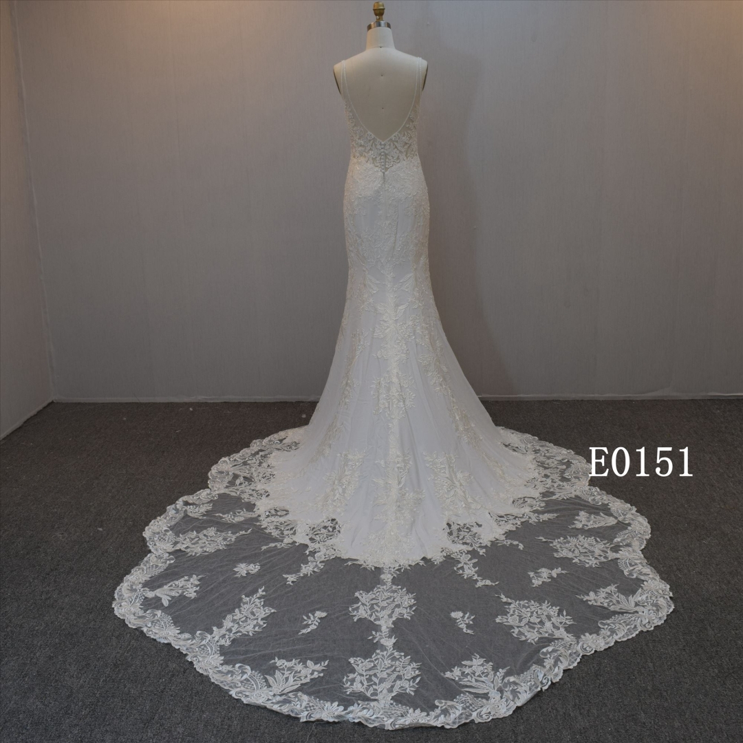 2022 Newest  Mermaid Dress With Beaded Wedding Dress For Women