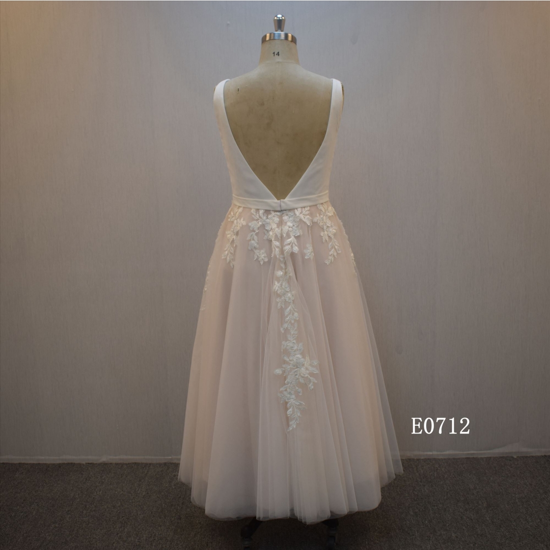 New Style Short Skirt Bridal Gown