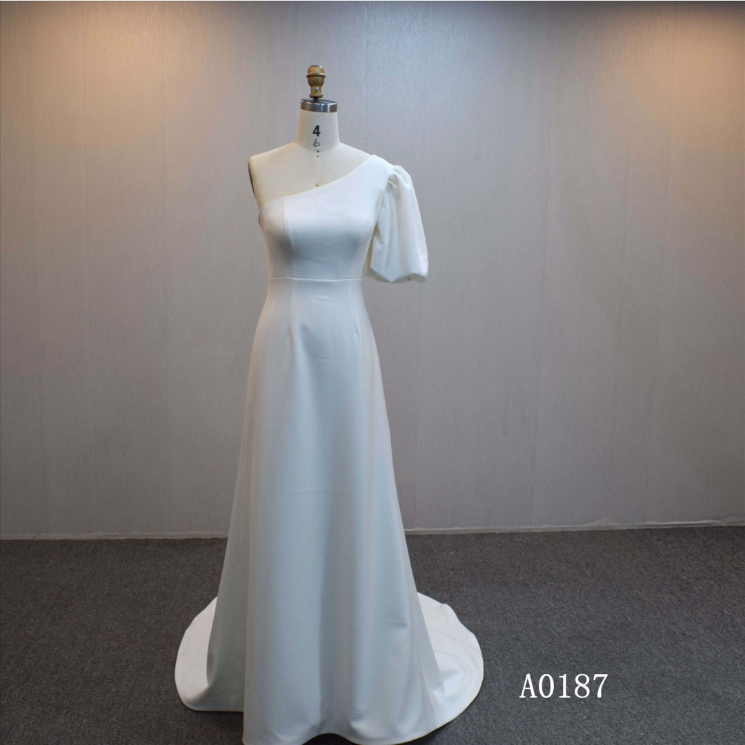 Special design Mermaid bridal dress guangzhou factory made elegant Simple bridal dress