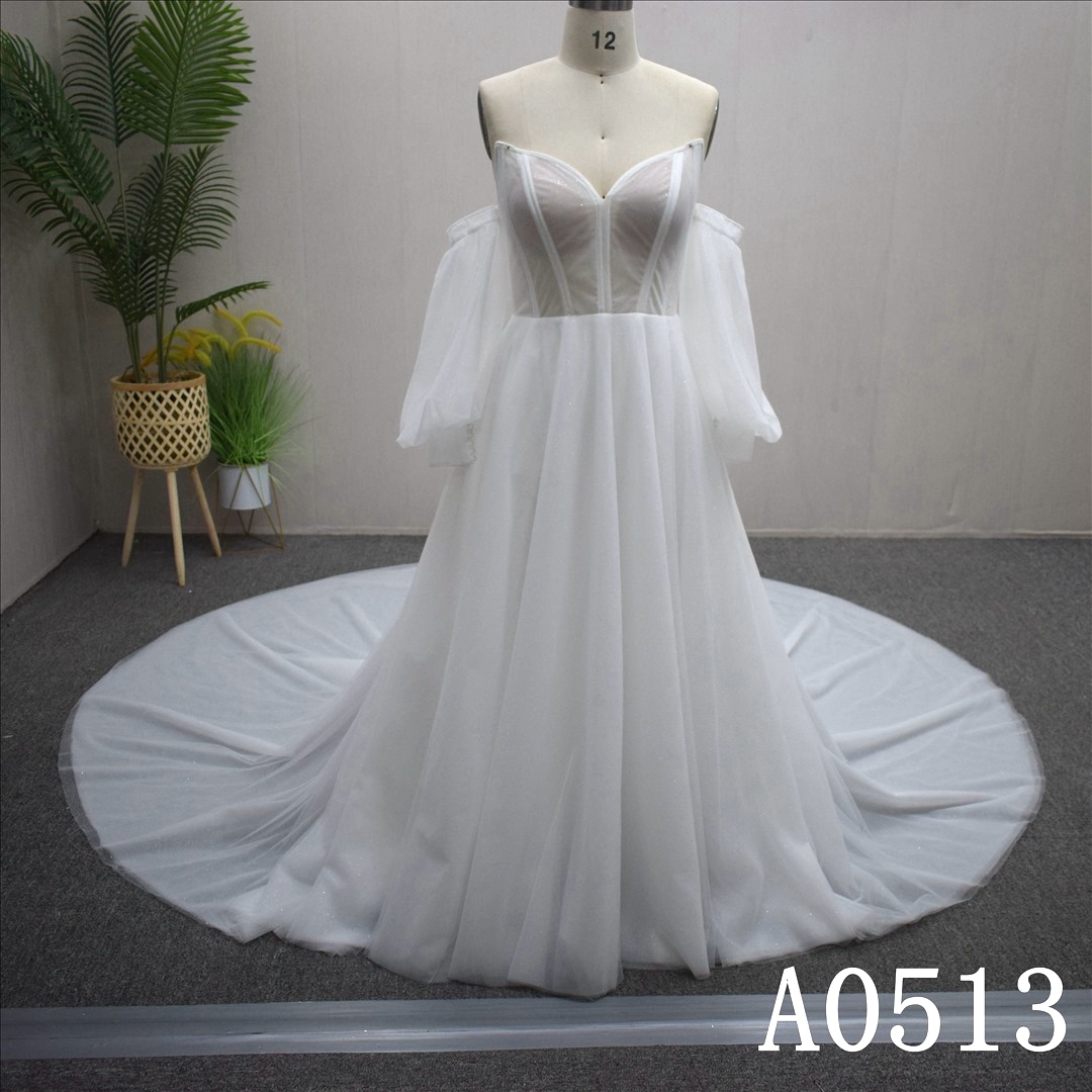 2024 Off-Shoulder Wedding Dress Elegant Bridal Gowns vestido de novia For Bride