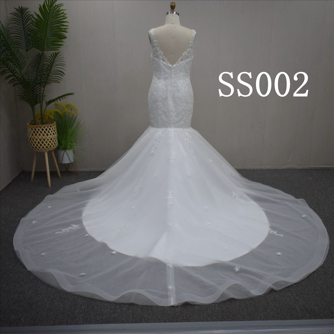 Elegant 2024 Wedding Dress Mermaid Bridal Gown