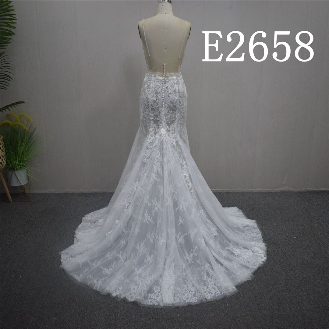 Luxury 2025 Wedding Dress Mermaid Bridal Gown