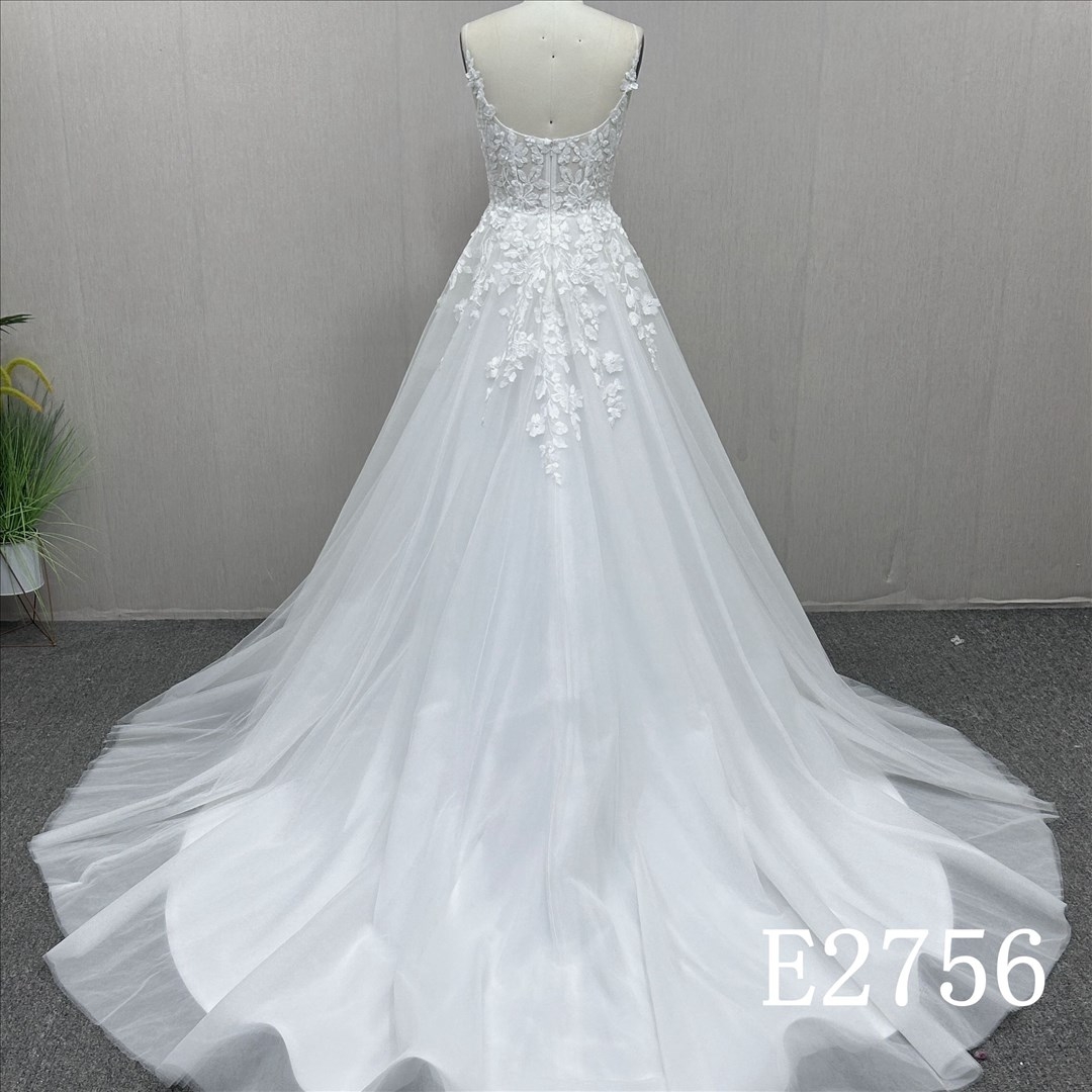 New Design Wedding Dress Elegant A-line Bridal Gown