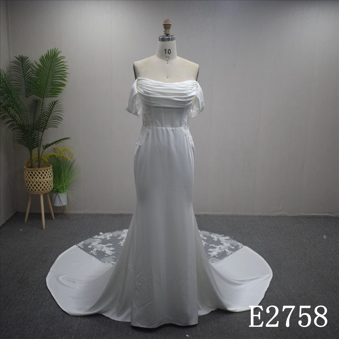 New Design Mermaid Wedding Dress Elegant Bridal Gown