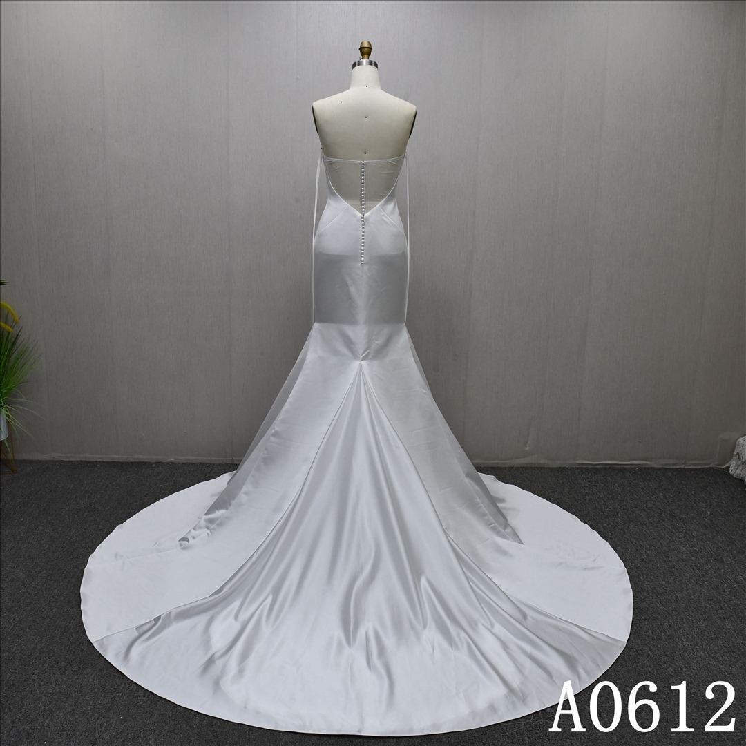 Luxury New Trailing Strapless Mermaid High-end Customized Bridal Gowns