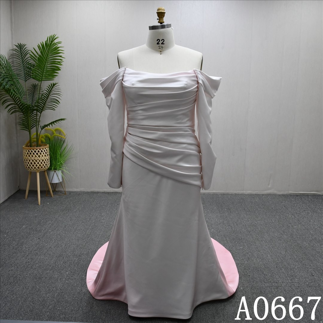 2025 Gradient Long Sleeve Sheath Mermaid Wedding Dress High Quality Bridal Gown