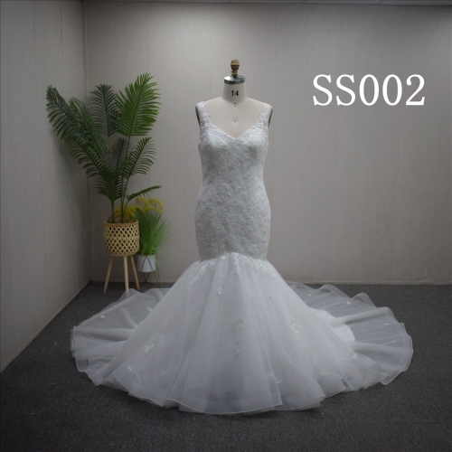 Elegant 2024 Wedding Dress Mermaid Bridal Gown